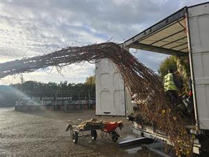 badly repacked truck at Sevington